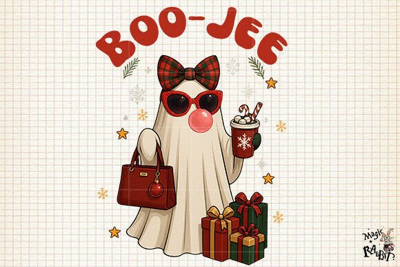 Boojee Christmas Fashion Ghost Illustrations Review