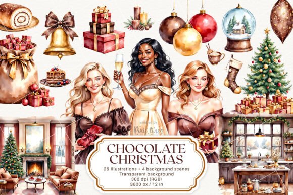 Chocolate Christmas Illustrations: A Brand Review