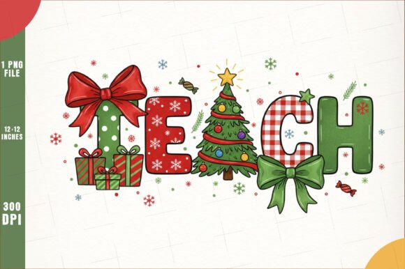 Coquette Christmas Teacher Illustrations Review