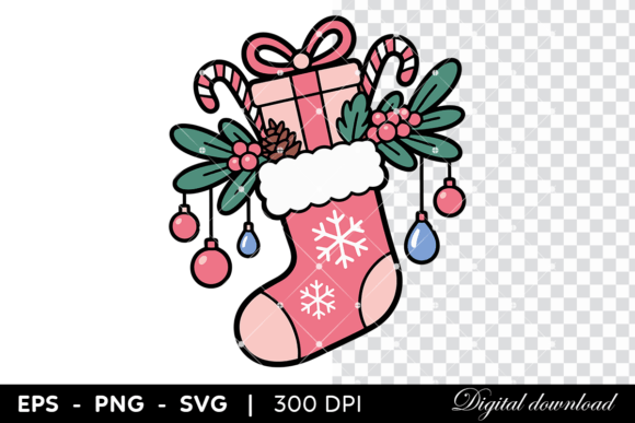 Pink Christmas Stocking Illustrations: A Brand Review