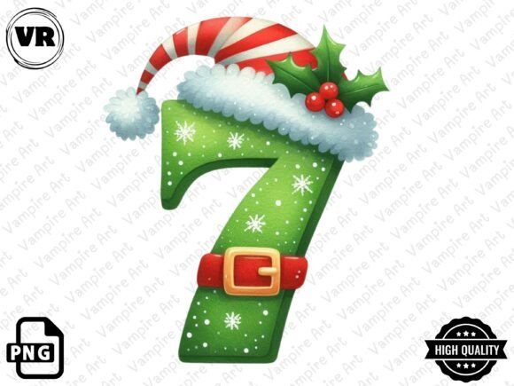 Review: Christmas ELF Number Sublimation PNG Illustrations