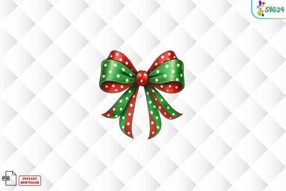 Review: Christmas Polka Dot Bow PNG for Crafters