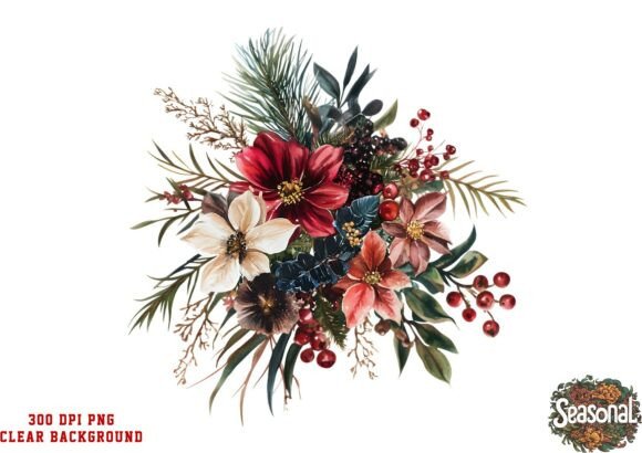 Review: Red Berry Floral Christmas Bouquet PNG