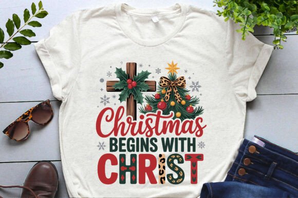 Reviewing Christmas Begins with Christ Embroidery