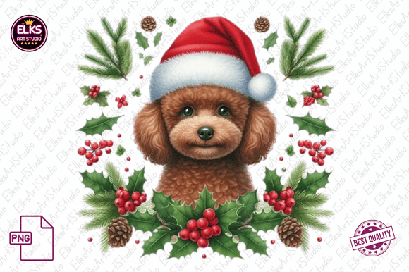 Reviewing Christmas Dog Clipart Sublimation Png for Illustrations