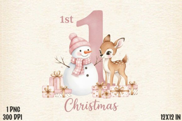 Reviewing Pink My First Christmas PNG for Embroidery