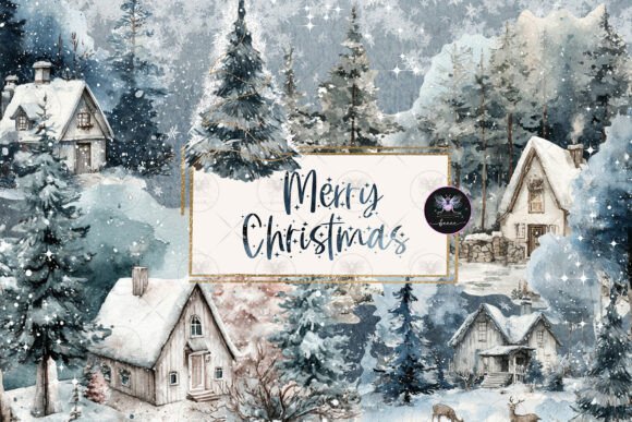 Winter Forest Christmas Watercol Clipart: Illustrations Review